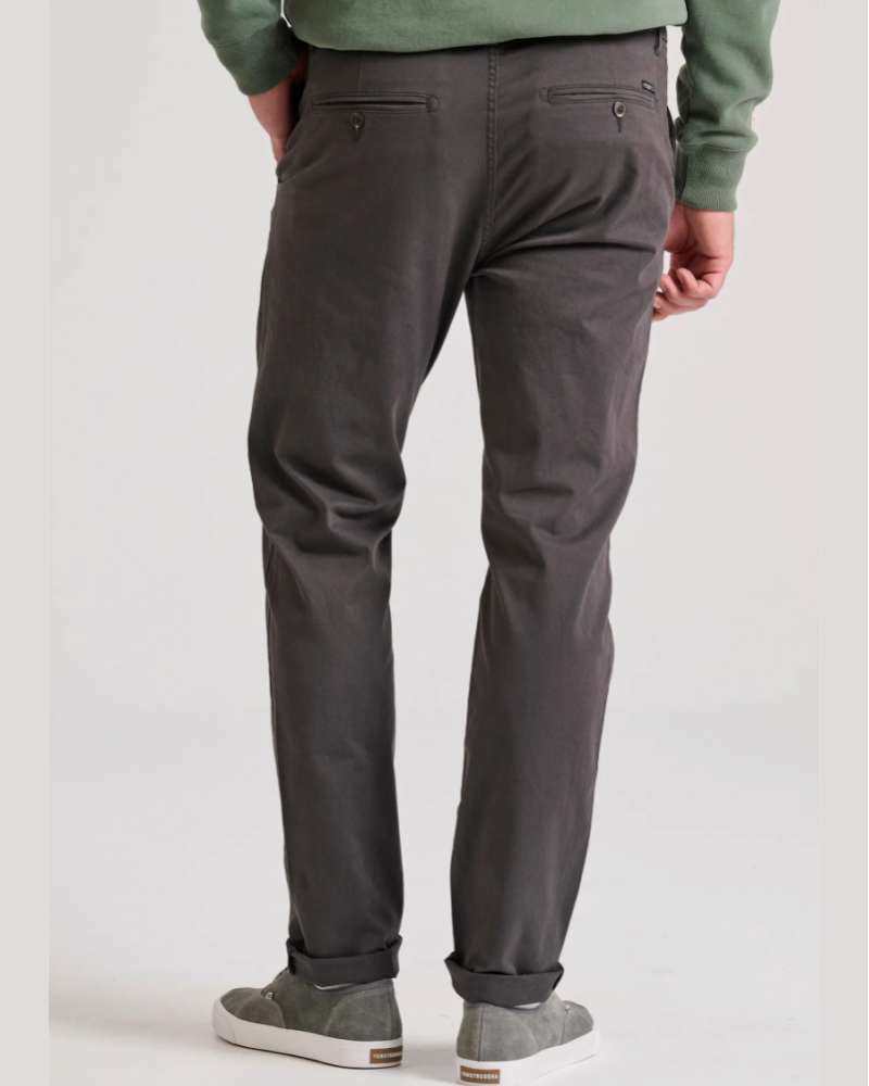 FUNKYBUDDHA COMFORT CHINO PANTS - GREY