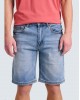 FUNKYBUDDHA ESSENTIAL DENIM SHORTS - BLUE