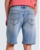 FUNKYBUDDHA ESSENTIAL DENIM SHORTS - BLUE