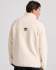 FUNKYBUDDHA OVERSIZED FLEECE ΖΑΚΕΤΑ - OFF WHITE