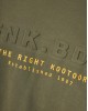 FUNKYBUDDHA EMBOSSED LOGO ΦΟΥΤΕΡ ΜΕ ΛΑΙΜΟΚΟΨΗ - CEMENT