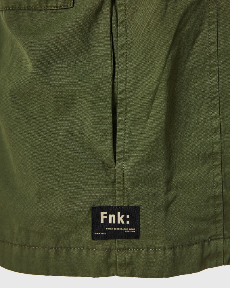 FUNKYBUUDHA LIGHT  JACKET - KHAKI