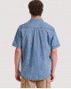 FUNKYBUDDHA OVERSHIRT DENIM SHIRT - BLUE