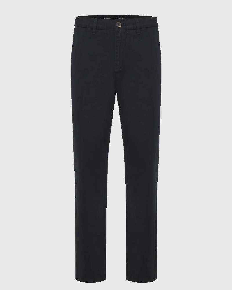 FUNKYBUDDHA COMFORT CHINO PANTS - BLACK