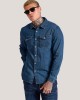 FUNKYBUDDHA DENIM SHIRT - BLUE