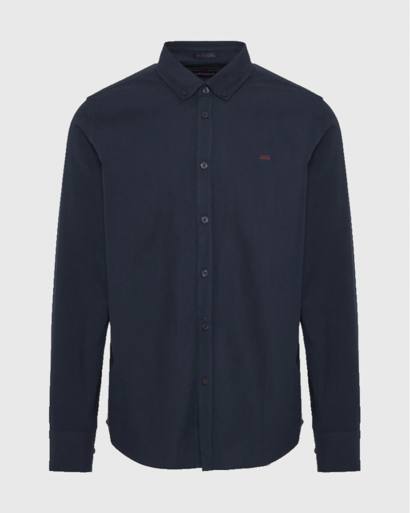 FUNKYBUDDHA BASIC SHIRT - DARK NAVY