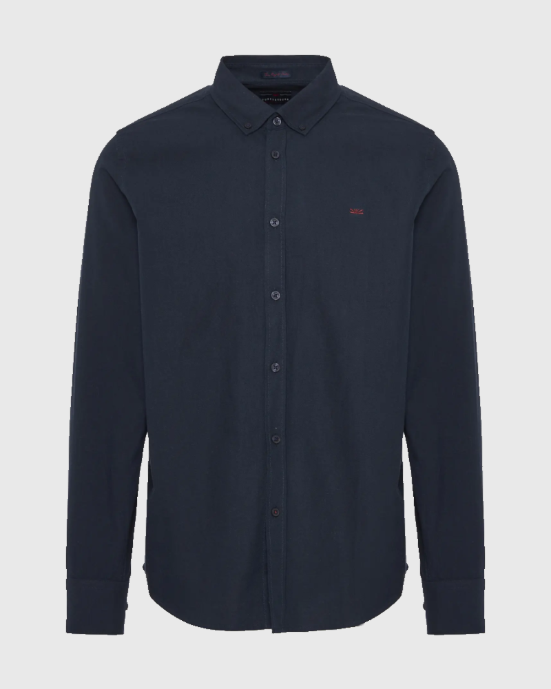 FUNKYBUDDHA BASIC SHIRT - DARK NAVY