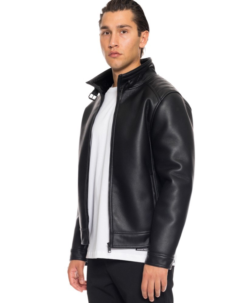 SPLENDID MOUTON JACKET - BLACK