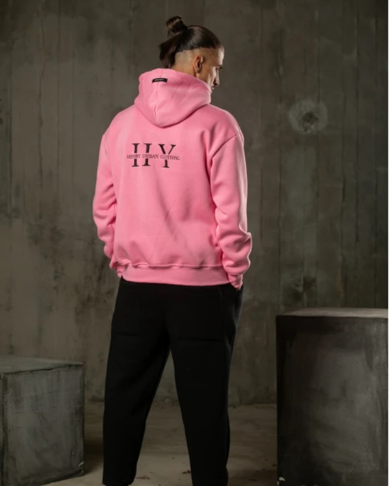 HENRY CLOTHING ΦΟΥΤΕΡ ΜΕ ΚΟΥΚΟΥΛΑ - PINK