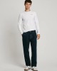 PEPE JEANS ORIGINAL LOGO LONG T-SHIRT - WHITE