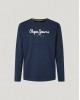 PEPE JEANS BASIC LOGO LONG T-SHIRT - NAVY