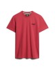 SUPERDRY ESSENTIAL LOGO T-SHIRT - CRANBERRY